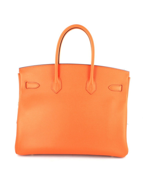 Birkin HERMES B35 orange epsom doré