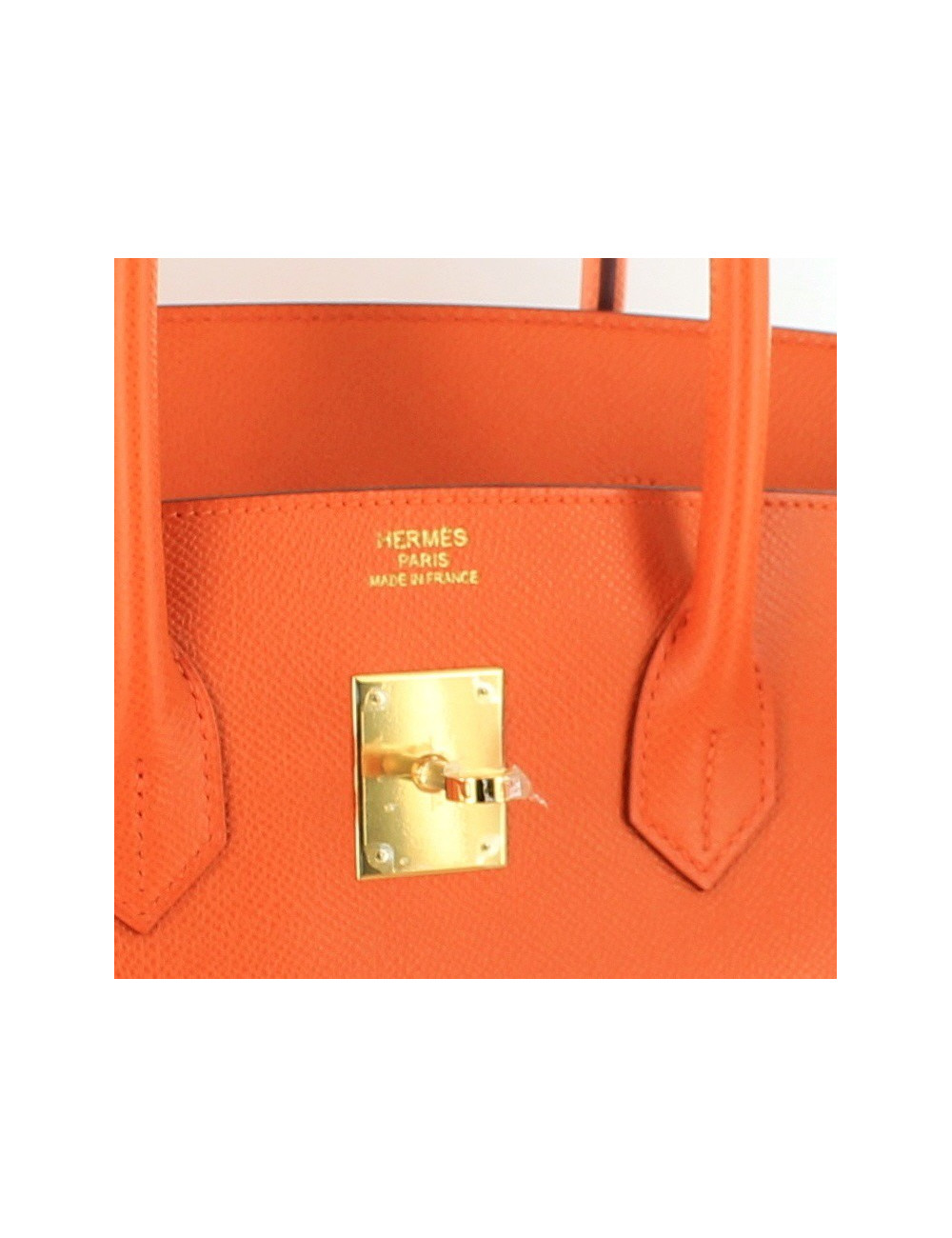 Birkin HERMES B35 orange epsom doré