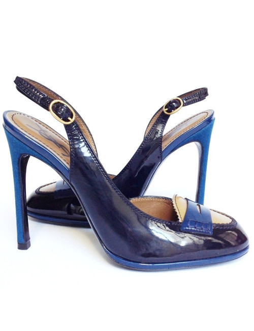 Escarpins YVES SAINT LAURENT T 38 tricolores 