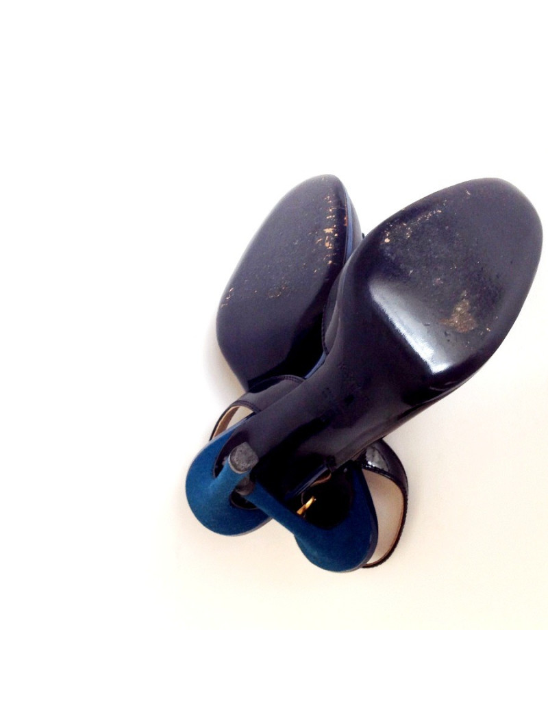 Escarpins YVES SAINT LAURENT T 38 tricolores 