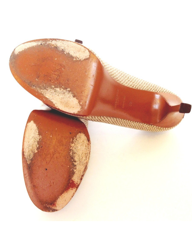 Escarpins YSL t38 bi-matière
