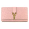 Glitter pale Y SAINT LAURENT pink pouch