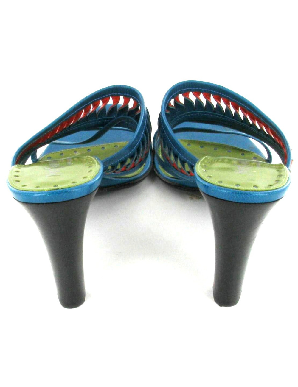 Sandales YVES SAINT LAURENT en cuir tressé T 38,5