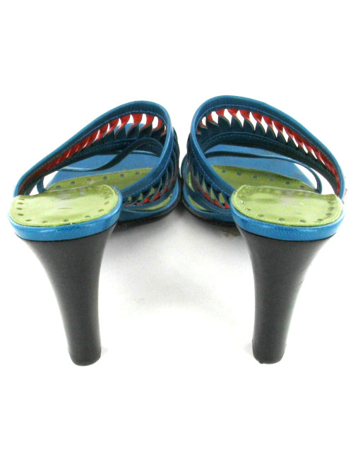 Sandales YVES SAINT LAURENT en cuir tressé T 38,5