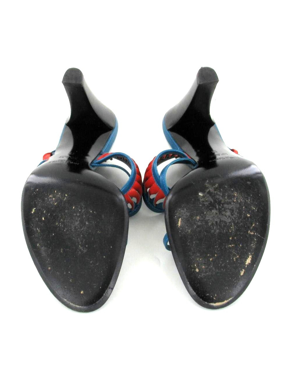 Sandales YVES SAINT LAURENT en cuir tressé T 38,5