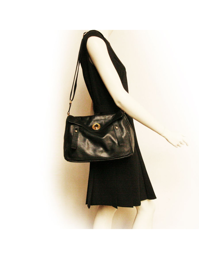 Sac Muse Two YVES SAINT LAURENT PM noir