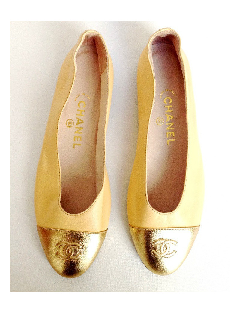 Ballerinas CHANEL two-tone T40