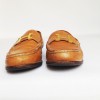 Moccasins HERMES T36.5 leather gold