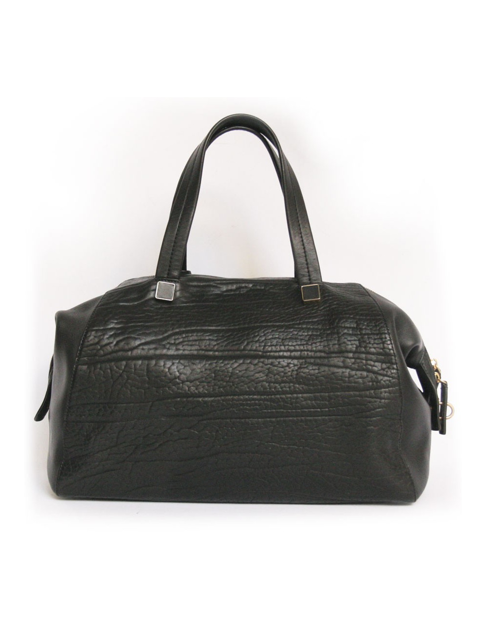 Sac Bowling  CÉLINE en cuir noir