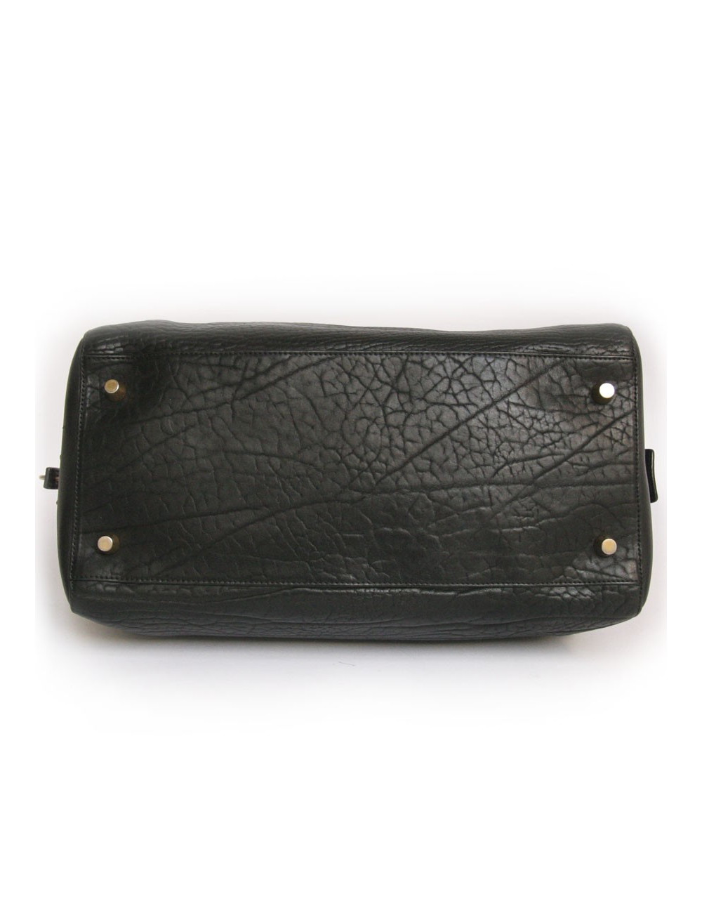 Sac Bowling  CÉLINE en cuir noir