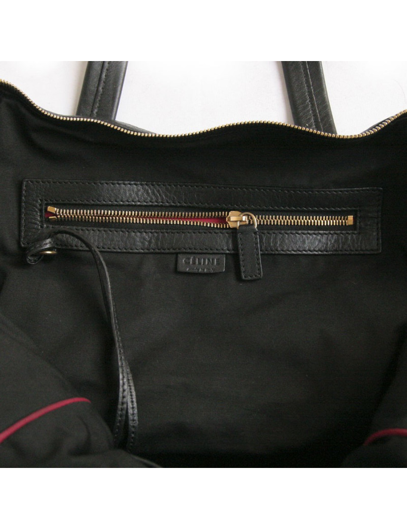 Sac CÉLINE en cuir noir