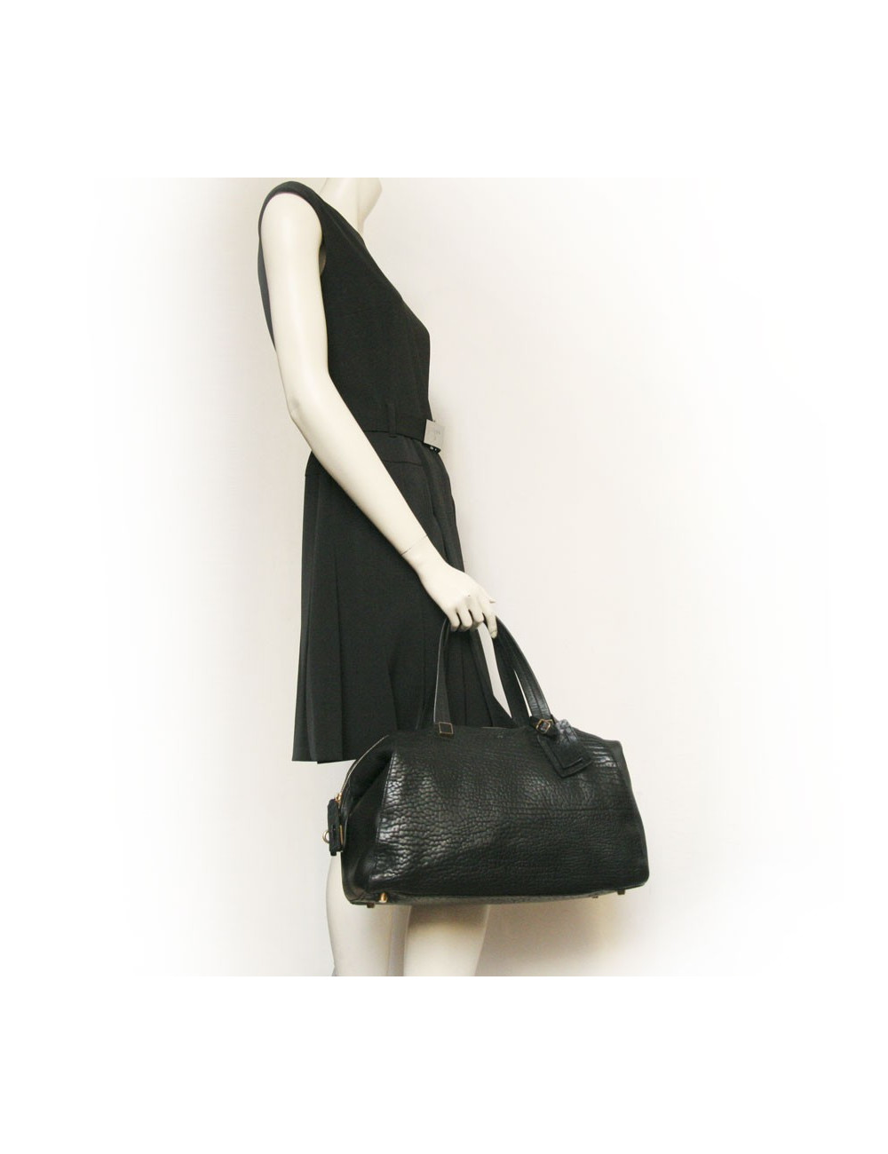 Sac CÉLINE en cuir noir