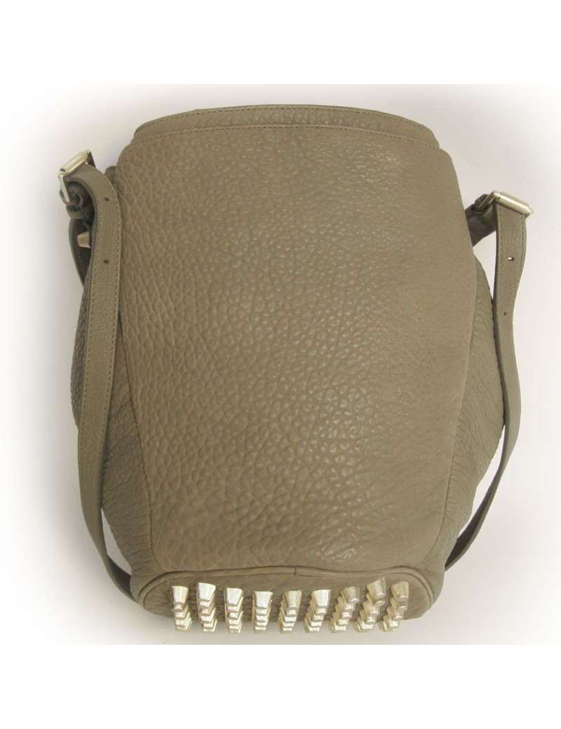 Sac Diego ALEXANDER WANG en cuir de veau crest