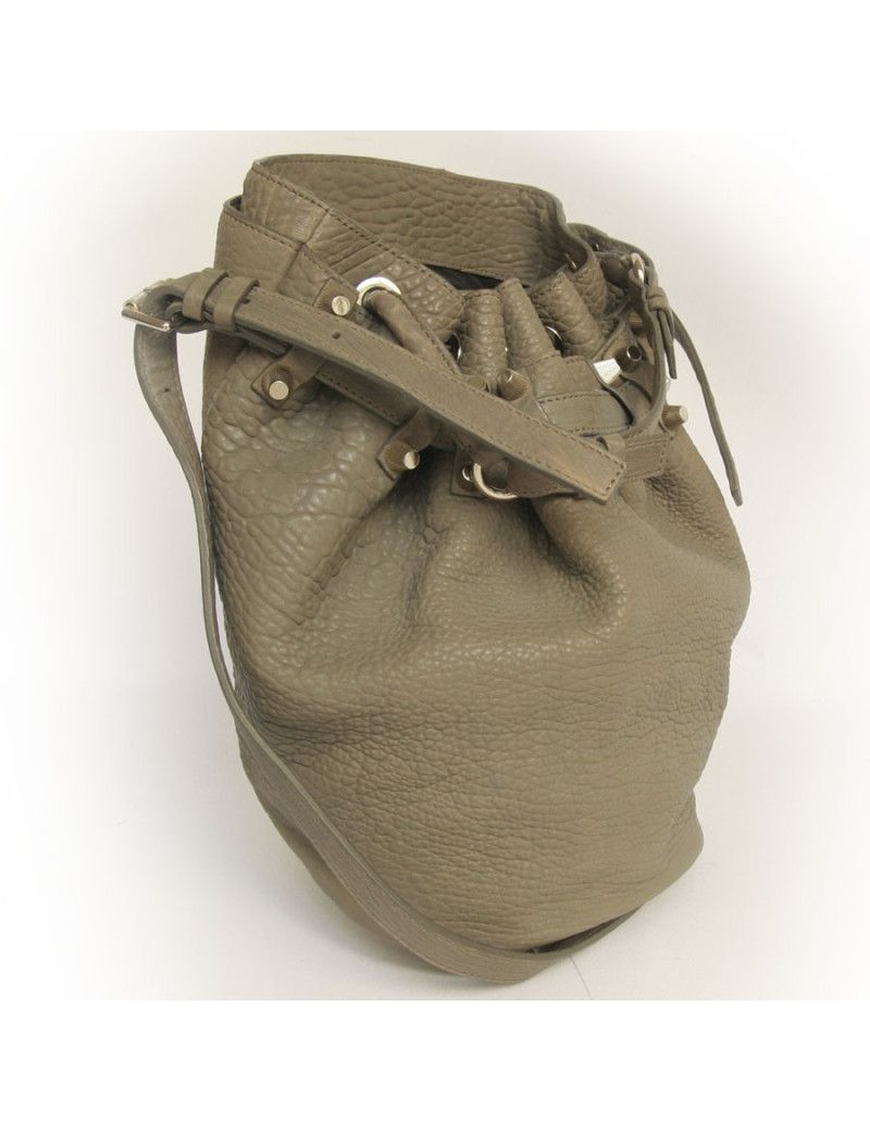 Sac Diego ALEXANDER WANG en cuir de veau crest