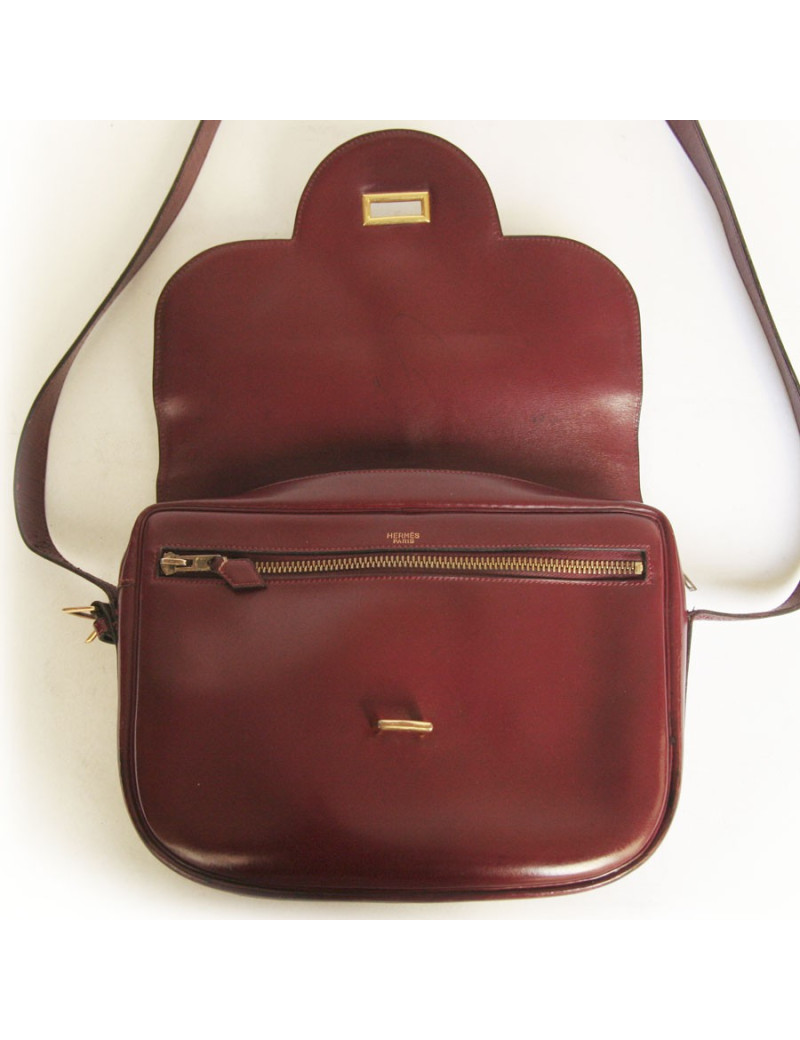 Sac HERMES Vintage rouge H
