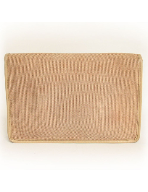 Pochette CELIINE en toile beige vintage