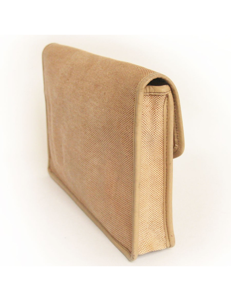 Pochette CELIINE en toile beige vintage