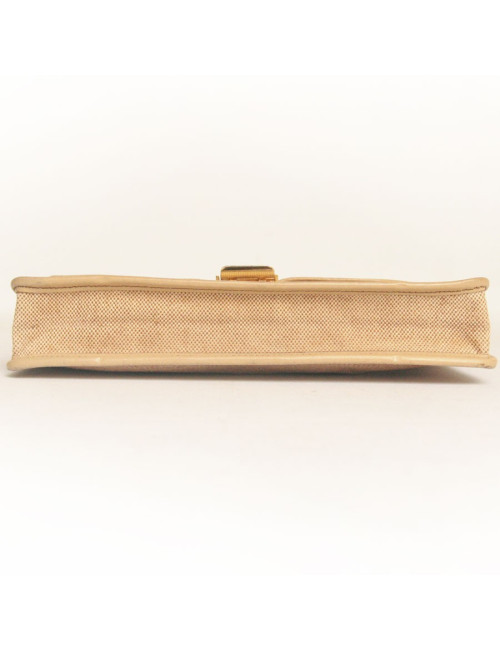 Pochette CELIINE en toile beige vintage