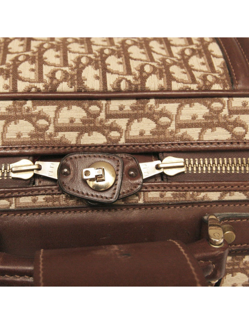 Valise DIOR, en toile monogram vintage