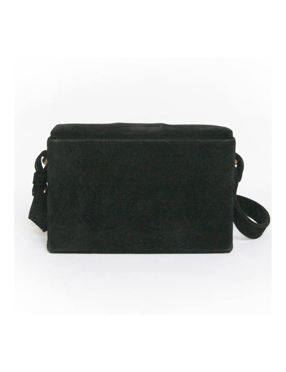 mini sac LANVIN veau velours noir