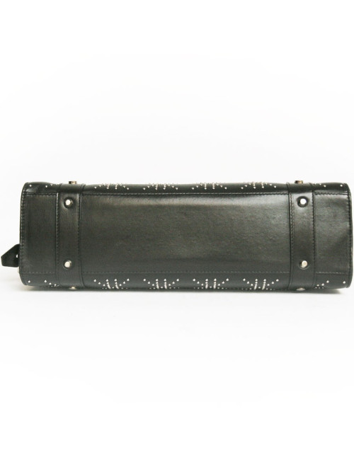 Sac DIOR cuir noir et clous
