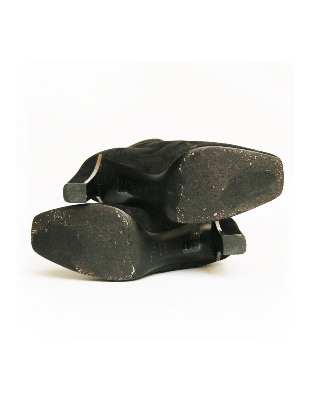 Bottes DIOR  38.5 en veau velours noir 