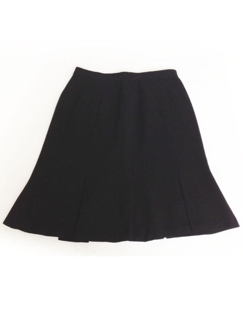 Jupe CHANEL noire en laine T38