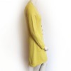 Robe pull CHANEL T 42 cachemire jaune