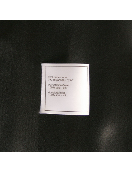 Manteau CHANEL gris en laine