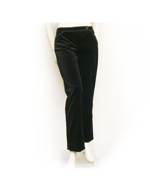 Pantalon VALENTINO en velours noir