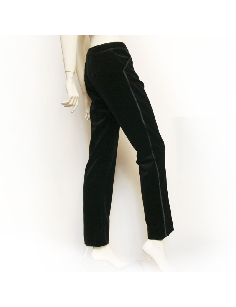 Pantalon VALENTINO en velours noir