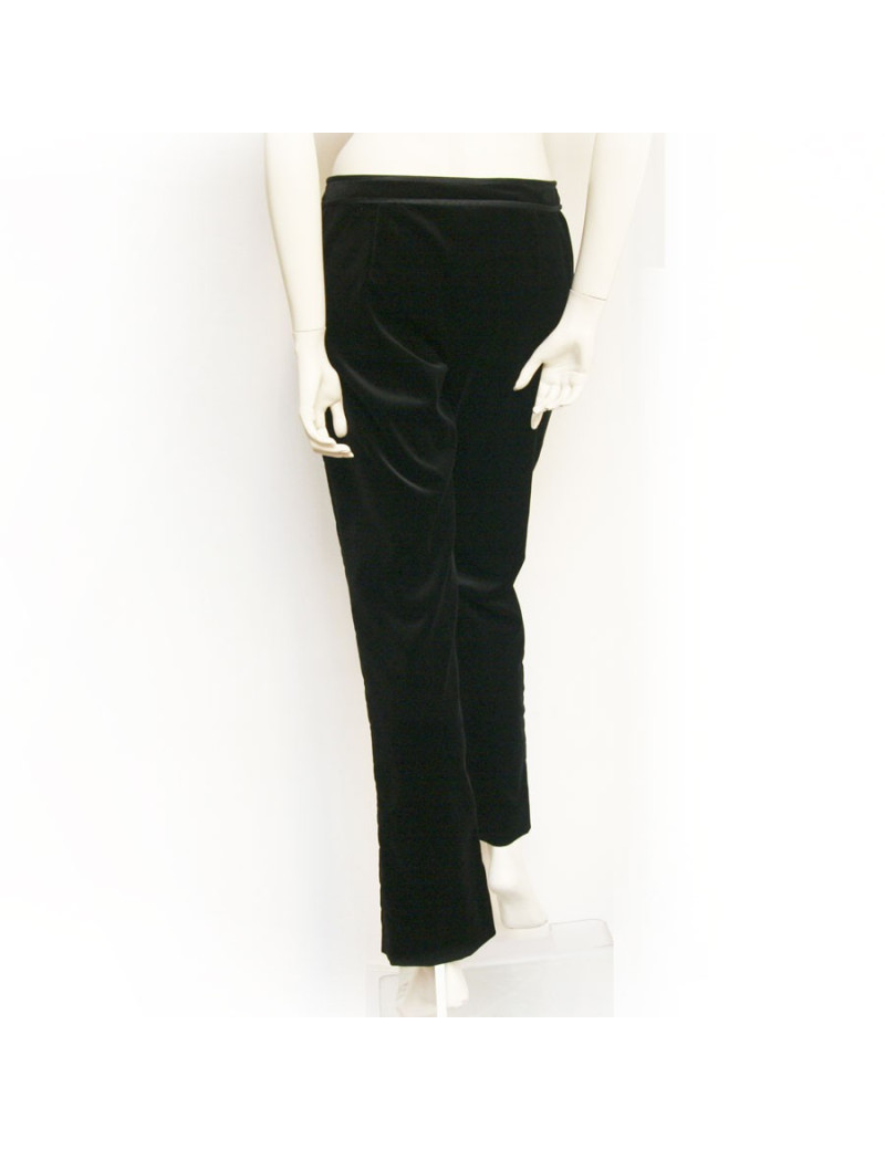 Pantalon VALENTINO en velours noir