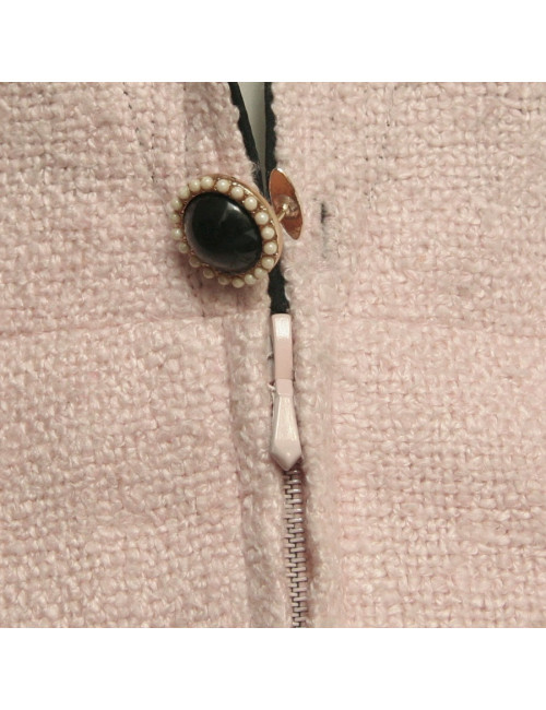 Manteau CHANEL rose pale T40