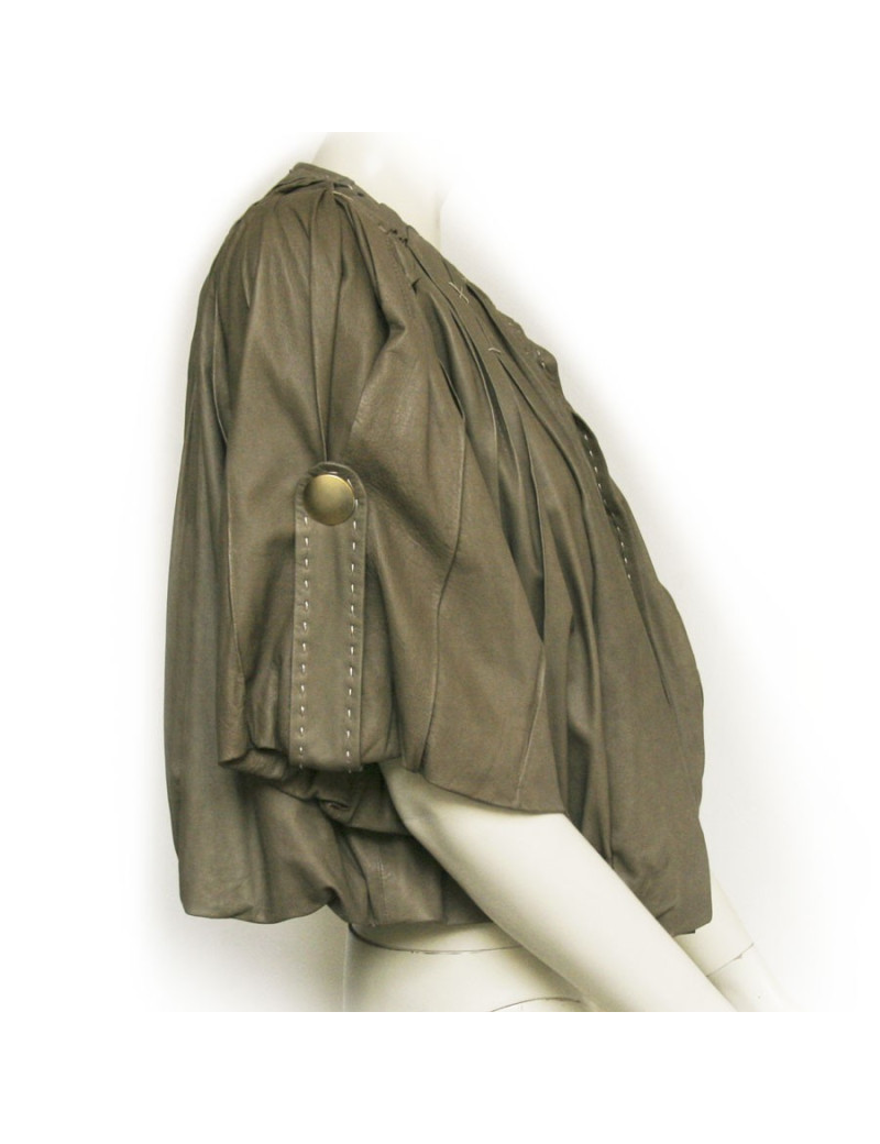 Veste MAURIZIO PECORARO en cuir d'agneau T40