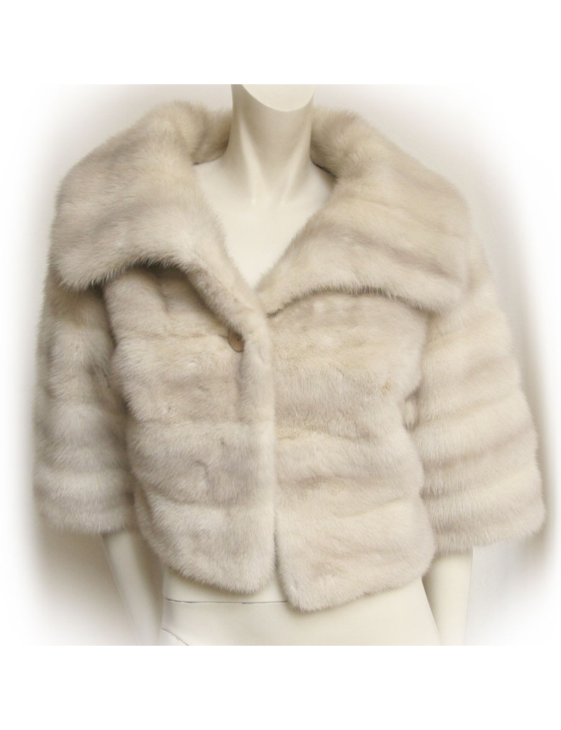  mini veste CH. SALGANILX vison écru