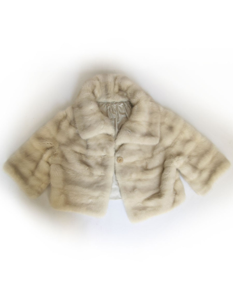  mini veste CH. SALGANILX vison écru