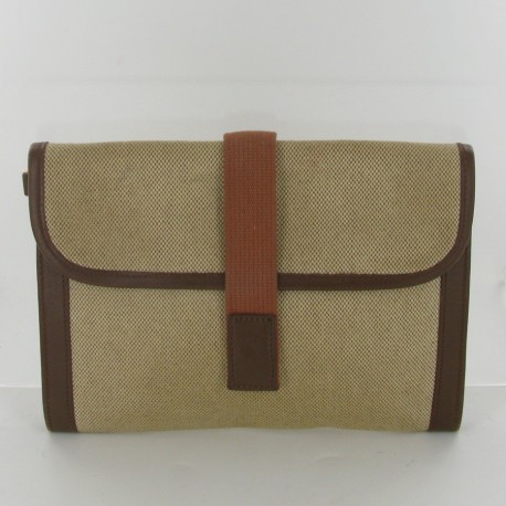 Cover canvas & leather HERMES
