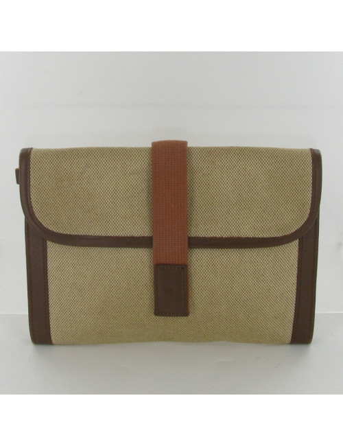 Cover canvas & leather HERMES
