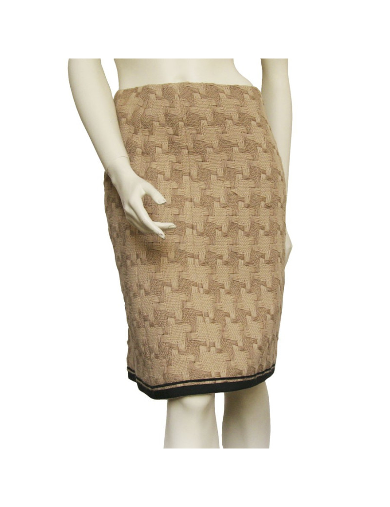 Jupe CHANEL en laine camel 