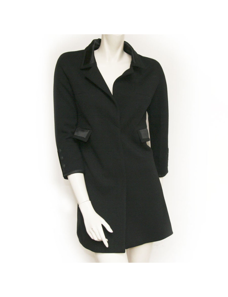 Veste CHANEL noir en laine T38