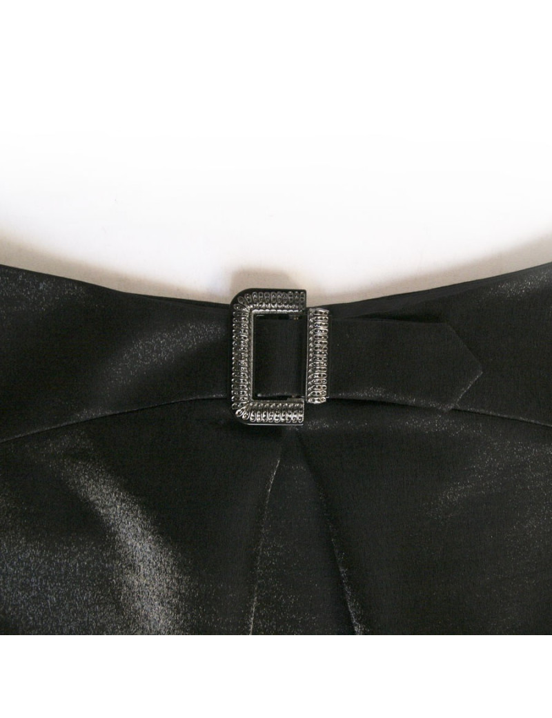 Jupe CHANEL noir brillant T42