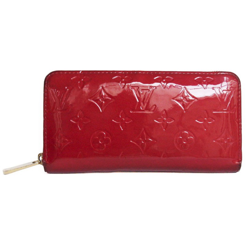 Louis Vuitton Vintage - Vernis Zippy Wallet - Red - Vernis Leather