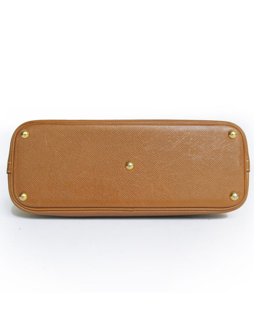 Mini bolide HERMES cuir courchevel gold