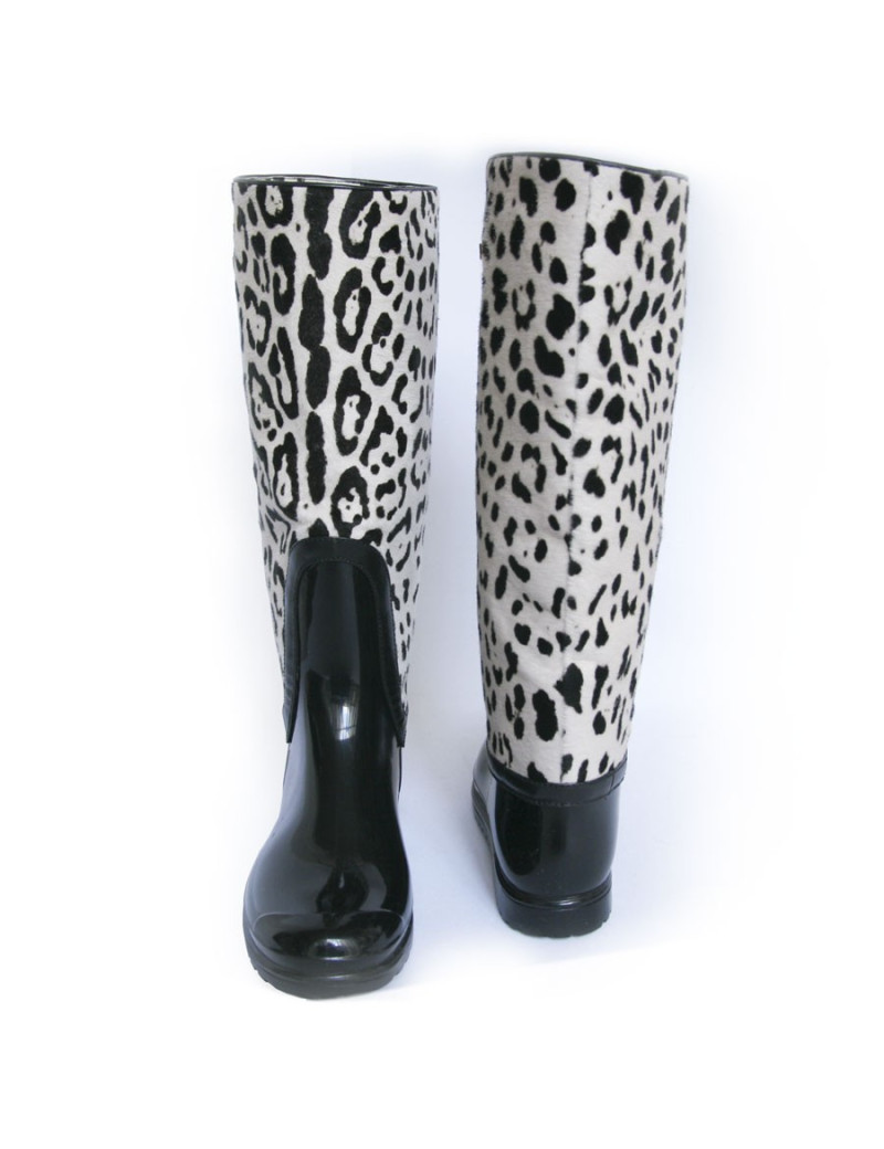 Bottes de pluie DOLCE & GABBANA T 39 façon poulain