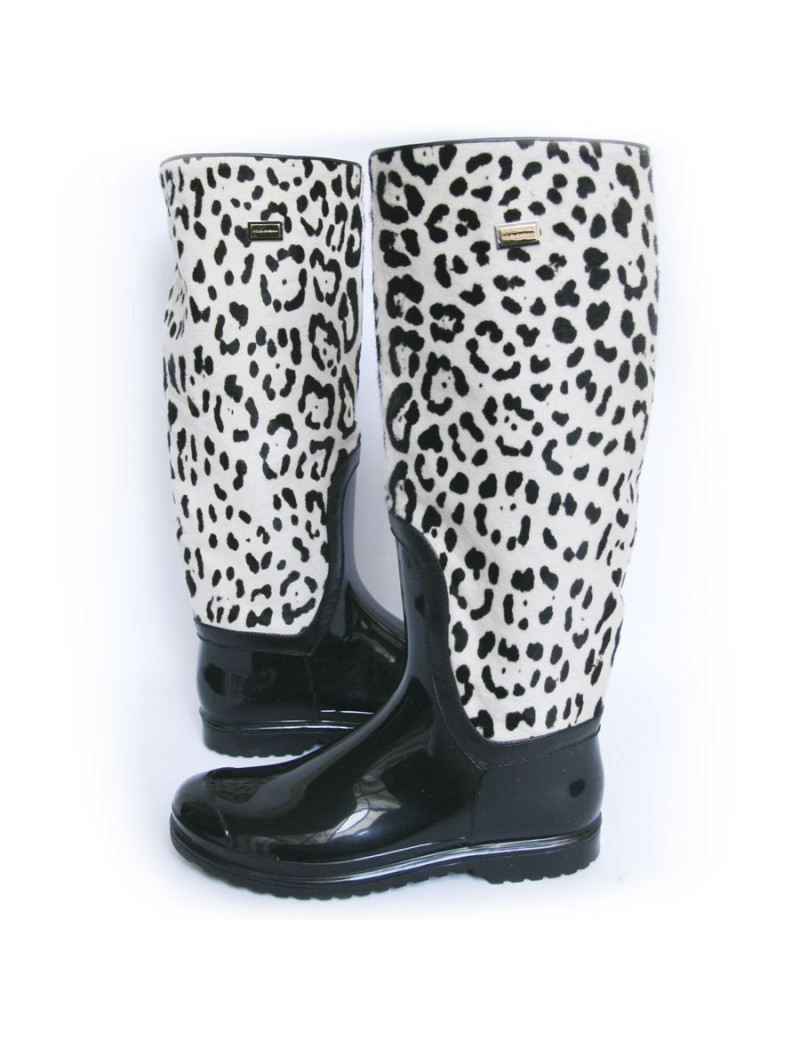 Bottes de pluie DOLCE & GABBANA T 39 façon poulain