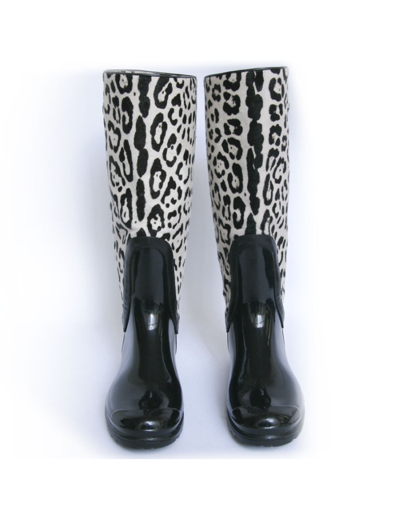 Bottes de pluie DOLCE & GABBANA T 39 façon poulain