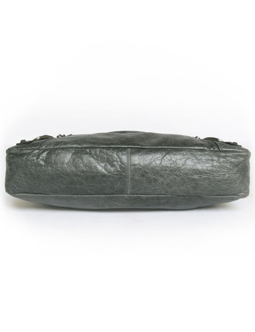 Sac Classic First BALENCIAGA  cuir vert