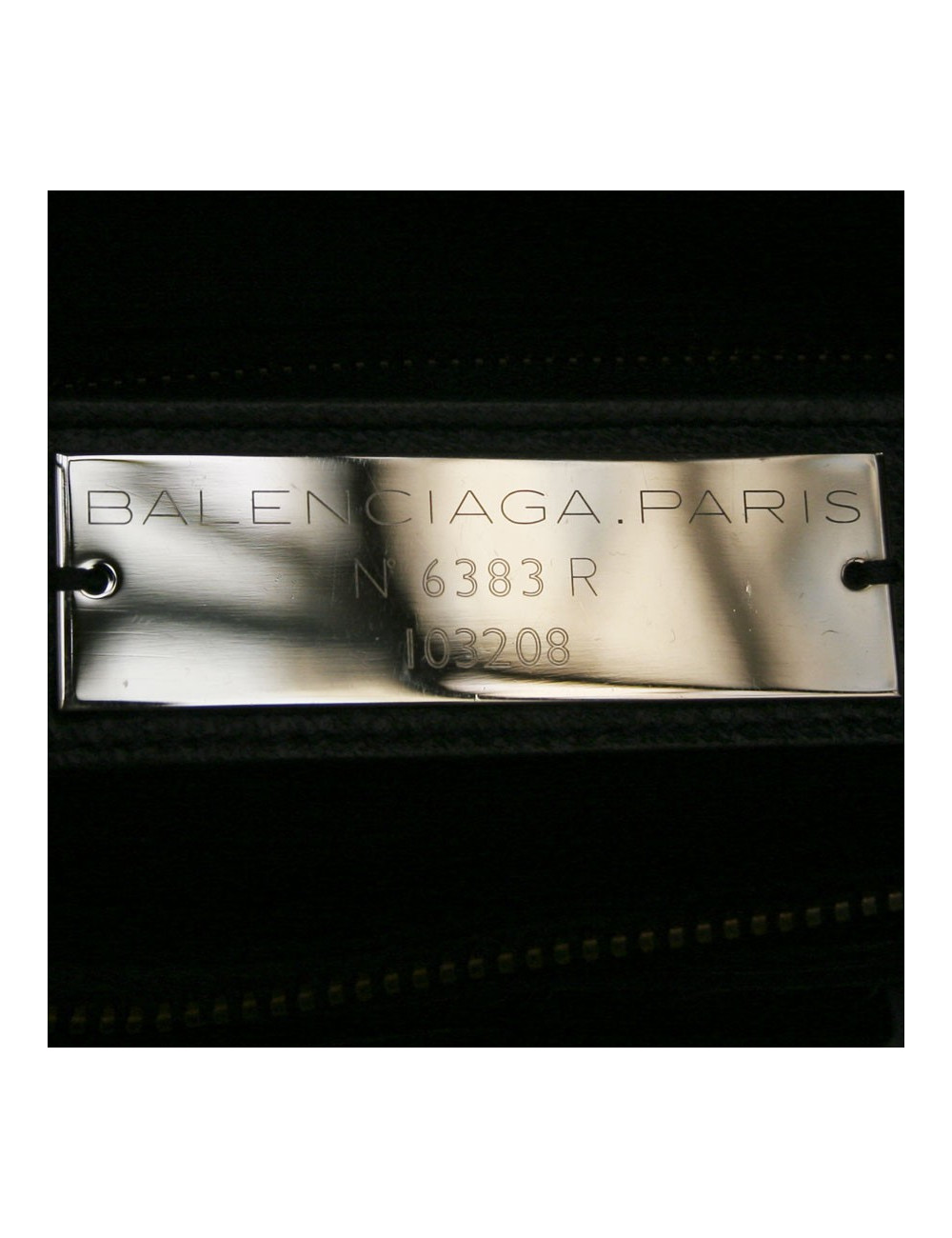 Sac Classic First BALENCIAGA  cuir vert