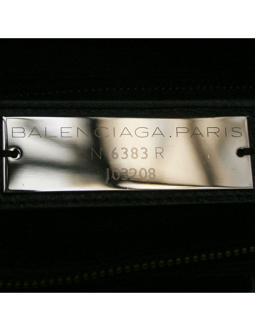 Sac Classic First BALENCIAGA  cuir vert