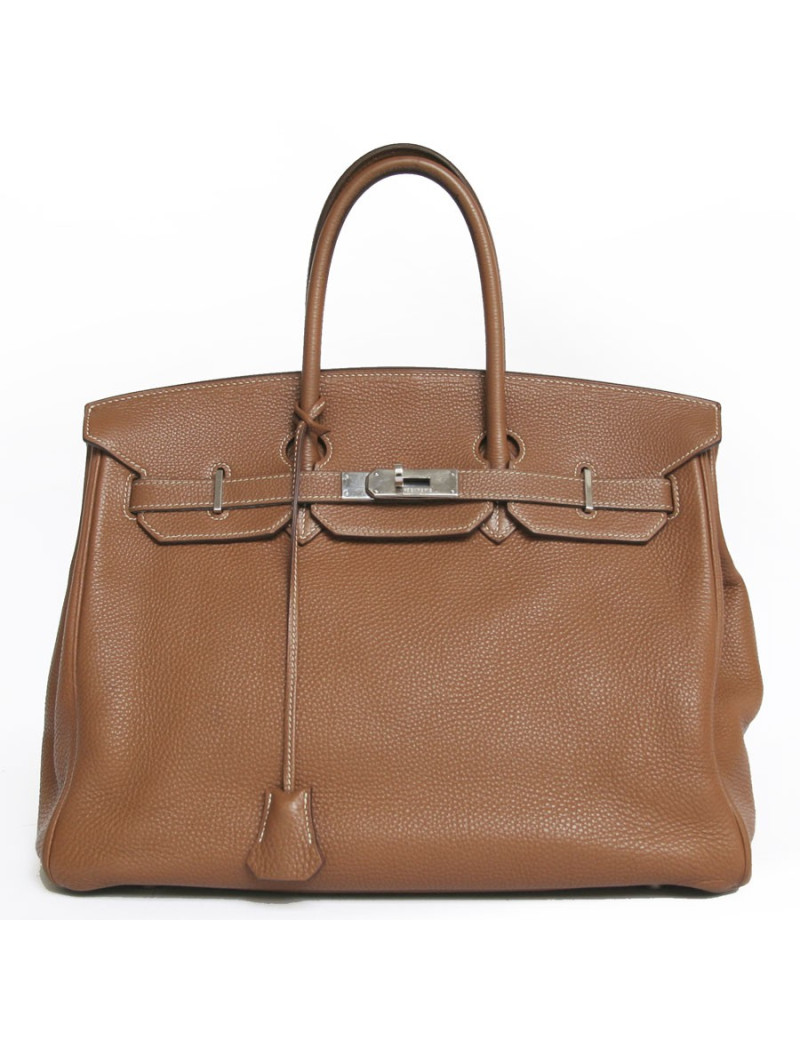 Birkin 35 HERMES togo gold foncé